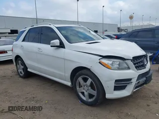 2014 Mercedes-Benz M ML 350 with VIN 4JGDA5JB3EA297063, listed as a IAAI auction lot 41489443 with 115,475 mi miles. Bid and sale history available at carsss.com. Image 1.