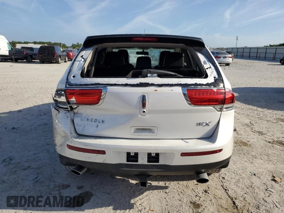 2013 Lincoln MKX with VIN 2LMDJ6JK2DBL08616, listed as a Copart auction lot 51866105 with 83,511 mi miles and Salvage Title. Bid and sale history available at carsss.com. Image 6.
