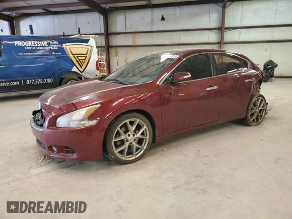 2011 Nissan Maxima SV with VIN 1N4AA5AP5BC851017, listed as a Copart auction lot 49767035 with 234,039 mi miles and Salvage title. Bid and sale history available at DreamBid. Image 1.