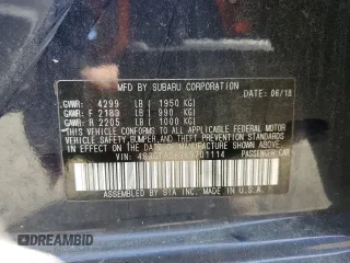 2019 Subaru Impreza Limited с VIN 4S3GTAS63K3701114, выставлен на аукционе Copart как лот 55217725 с пробегом 32 347 миль миль и Списание • Salvage title. История ставок и продаж доступна на DreamBid. Изображение 13.