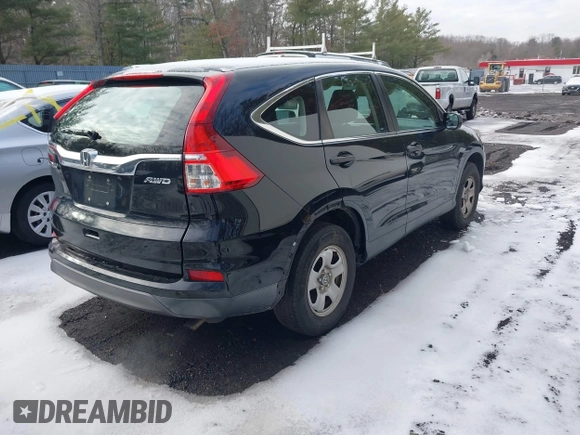 2016 Honda CR-V LX with VIN 5J6RM4H35GL130151, listed as a IAAI auction lot 41427717 with 182,009 mi miles. Bid and sale history available at carsss.com. Image 4.