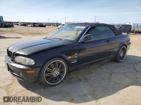 2002 BMW 3 Series 330Ci with VIN WBABS534X2JU95431, listed as a Copart auction lot 49928465 with 162,818 mi miles and Clean Title. Bid and sale history available at DreamBid. Image 1.