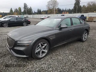 2024 Genesis G80 3.5T Sport with VIN KMTGB4SD8RU205301, listed as a Copart auction lot 77671514 with 11,994 mi miles and Salvage Title. Bid and sale history available at carsss.com. Image 1.