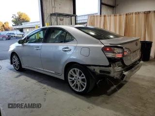 2010 Lexus HS 250h with VIN JTHBB1BA7A2010608, listed as a Copart auction lot 84322074 with 168,327 mi miles and Salvage Title. Bid and sale history available at DreamBid. Image 2.