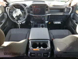 2024 Ford F-150 STX with VIN 1FTEW2KP9RKF20192, listed as a Copart auction lot 46710835 with 743 mi miles and Salvage Title. Bid and sale history available at carsss.com. Image 8.