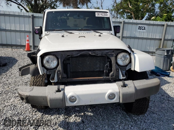 2016 Jeep Wrangler Sahara с VIN 1C4AJWBG4GL234262, выставлен на аукционе Copart как лот 58742355 с пробегом 133 152 миль миль и Списание • Salvage title. История ставок и продаж доступна на DreamBid. Изображение 5.