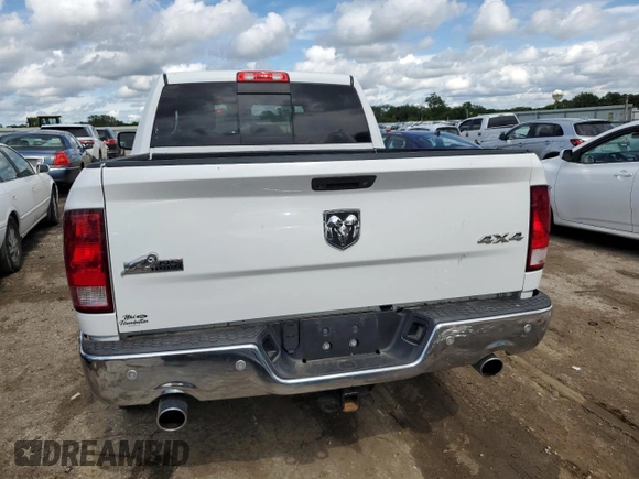 2016 Ram 1500 Big Horn with VIN 3C6RR7LT5GG344982, listed as a Copart auction lot 58986555 with 101,283 mi miles and Salvage title. Bid and sale history available at DreamBid. Image 6.
