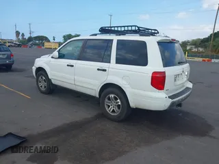 2005 Honda Pilot EX-L with RES with VIN 2HKYF186X5H530910, listed as a IAAI auction lot 41167862 with 199,775 mi miles. Bid and sale history available at carsss.com. Image 3.