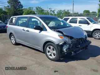 2015 Toyota Sienna L с VIN 5TDZK3DCXFS594786, выставлен на аукционе IAAI как лот 42292618 с пробегом 180 119 миль миль и . История ставок и продаж доступна на DreamBid. Изображение 1.