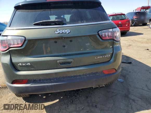 2018 Jeep Compass Limited with VIN 3C4NJDCB4JT402535, listed as a Copart auction lot 50629865 with 136,959 mi miles and Clean Title. Bid and sale history available at carsss.com. Image 6.