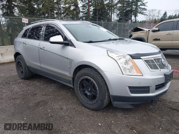 2010 Cadillac SRX Luxury Collection with VIN 3GYFNDEY7AS638025, listed as a IAAI auction lot 41913712 with 185,423 mi miles. Bid and sale history available at carsss.com. Image 1.