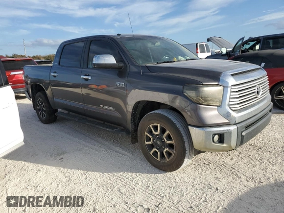 2017 Toyota Tundra 2WD Limited with VIN 5TFFW5F13HX213727, listed as a Copart auction lot 76801714 with 110,280 mi miles and Salvage Title. Bid and sale history available at carsss.com. Image 4.