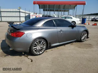 2013 Infiniti G37 Convertible with VIN JN1CV6FE2DM771999, listed as a Copart auction lot 75723594 with 99,183 mi miles and Salvage Title. Bid and sale history available at carsss.com. Image 3.