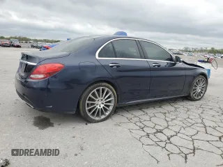 2015 Mercedes-Benz C-Class C 300 Luxury with VIN 55SWF4KB4FU017424, listed as a Copart auction lot 52134465 with 177,333 mi miles and Clean Title. Bid and sale history available at carsss.com. Image 3.