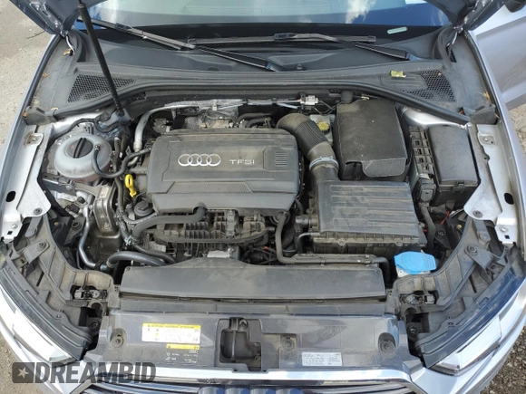 2017 Audi A3 Sedan Premium with VIN WAUB8GFF6H1073561, listed as a Copart auction lot 61051214 with 38,342 mi miles and Salvage Title. Bid and sale history available at carsss.com. Image 11.