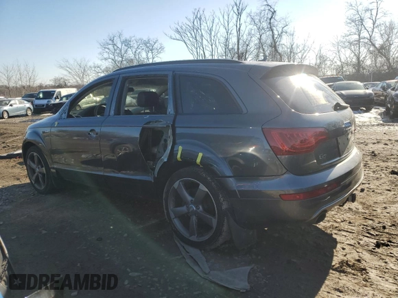 2014 Audi Q7 3.0T Premium with VIN WA1CGAFE5ED013189, listed as a Copart auction lot 42151845 with 87,806 mi miles and Salvage Title. Bid and sale history available at carsss.com. Image 2.