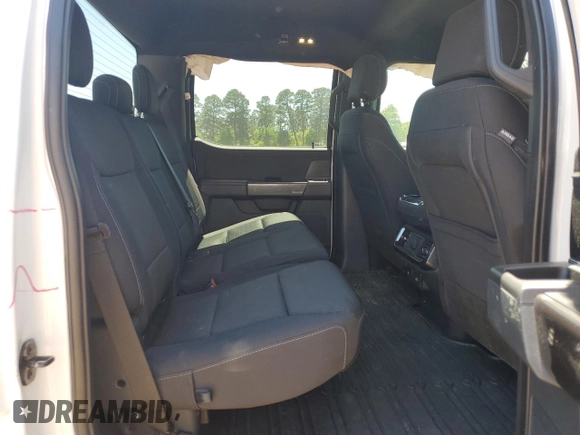 2021 Ford F-150 XL with VIN 1FTFW1E59MFD09567, listed as a Copart auction lot 52706195 with 104,716 mi miles and Salvage Title. Bid and sale history available at carsss.com. Image 10.