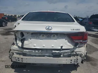 2013 Lexus LS 460 with VIN JTHBL5EF7D5113980, listed as a Copart auction lot 58400355 with 74,268 mi miles and Salvage title. Bid and sale history available at DreamBid. Image 6.