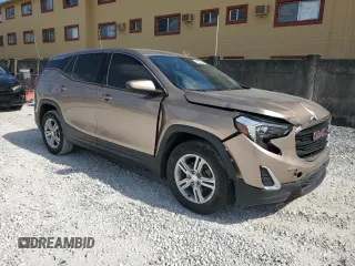 2018 GMC Terrain SLE with VIN 3GKALMEVXJL413978, listed as a Copart auction lot 53974015 with 81,417 mi miles and Salvage Title. Bid and sale history available at DreamBid. Image 4.