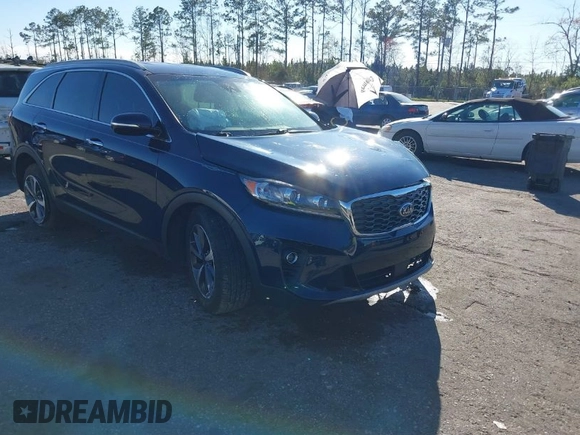 2019 Kia Sorento EX Sport V6 with VIN 5XYPH4A53KG550363, listed as a IAAI auction lot 41699256 with 75,681 mi miles. Bid and sale history available at carsss.com. Image 1.