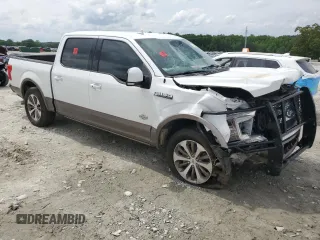 2019 Ford F-150 XL with VIN 1FTEW1C41KFB19166, listed as a Copart auction lot 53800144 with 97,876 mi miles and Salvage Title. Bid and sale history available at DreamBid. Image 4.