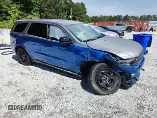 2022 Dodge Durango Pursuit with VIN 1C4SDJFTXNC195325, listed as a Copart auction lot 63307725 with Not provided miles and Salvage title. Bid and sale history available at DreamBid. Image 4.
