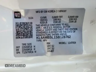 2025 Buick Encore GX Preferred with VIN KL4AMBSL1SB128762, listed as a Copart auction lot 61895055 with Not provided miles and Salvage title. Bid and sale history available at DreamBid. Image 12.