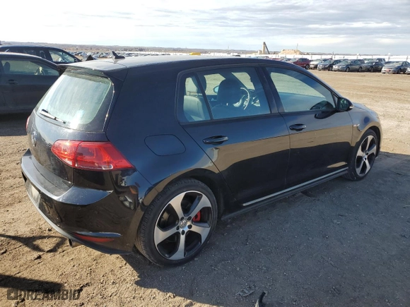 2015 Volkswagen Golf GTI Autobahn w/Performance Pkg with VIN 3VW547AU2FM099413, listed as a Copart auction lot 46539365 with 47,764 mi miles and Salvage Title. Bid and sale history available at carsss.com. Image 3.