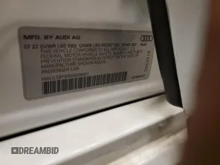 2022 Audi S8 z VIN WAULSBF83NN008651, wystawiony jako Copart lot #75903254 z przebiegiem 32 405 mil mil oraz Szkoda całkowita • Salvage title. Historia ofert i sprzedaży dostępna na DreamBid. Obrazek 14.