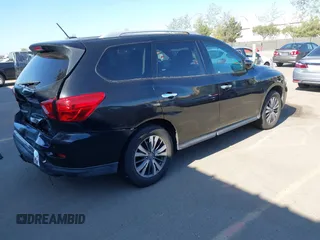 2018 Nissan Pathfinder S with VIN 5N1DR2MN6JC633381, listed as a IAAI auction lot 41999410 with 106,561 mi miles and . Bid and sale history available at DreamBid. Image 4.