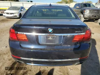 2013 BMW 7 Series 750i with VIN WBAYA8C50DC996634, listed as a Copart auction lot 76252824 with 110,807 mi miles and Salvage Title. Bid and sale history available at DreamBid. Image 6.