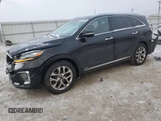 2019 Kia Sorento SX Limited with VIN 5XYPKDA57KG582931, listed as a Copart auction lot 84015284 with 80,988 mi miles and Salvage Title. Bid and sale history available at carsss.com. Image 1.