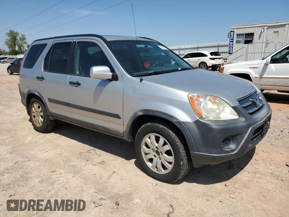 2005 Honda CR-V EX with VIN JHLRD78865C007851, listed as a Copart auction lot 54186345 with 217,596 mi miles and Clean Title. Bid and sale history available at carsss.com. Image 4.
