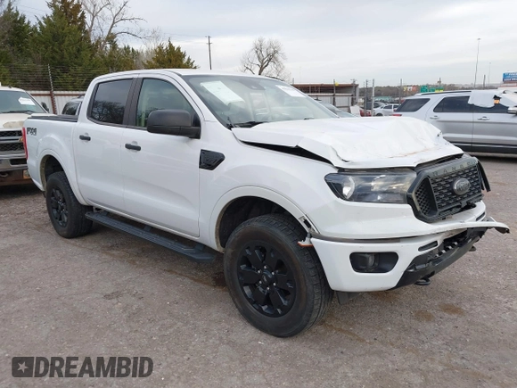 2022 Ford Ranger XL with VIN 1FTER4FHXNLD41847, listed as a IAAI auction lot 41821218 with 123,549 mi miles. Bid and sale history available at carsss.com. Image 1.