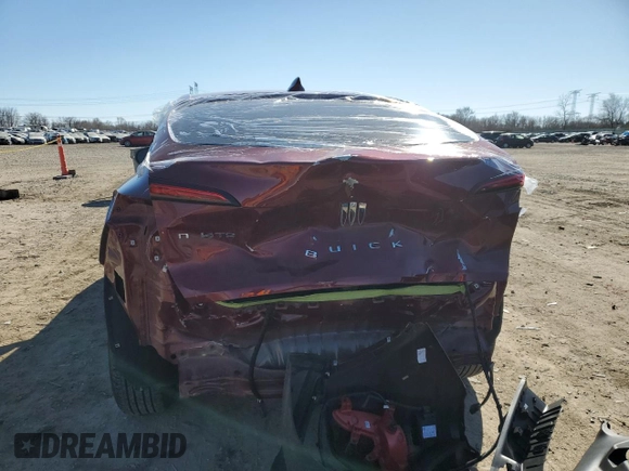 2024 Buick Envista Preferred with VIN KL47LAE21RB101856, listed as a Copart auction lot 46374895 with 12,909 mi miles and Salvage Title. Bid and sale history available at DreamBid. Image 6.