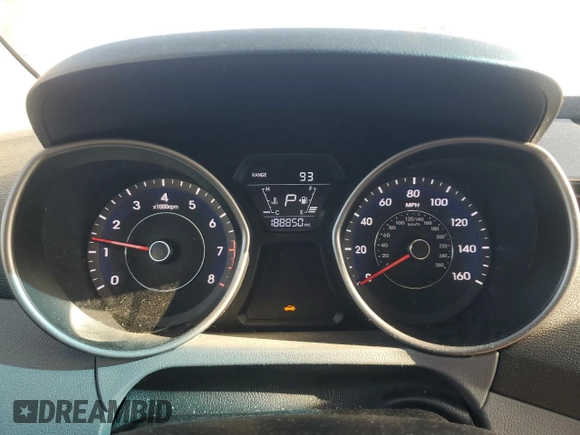 2014 Hyundai Elantra SE with VIN 5NPDH4AE4EH462714, listed as a Copart auction lot 51678175 with 188,850 mi miles and Salvage Title. Bid and sale history available at DreamBid. Image 9.
