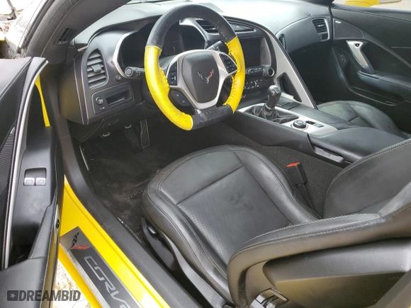 2019 Chevrolet Corvette 1LT with VIN 1G1YA2D7XK5122382, listed as a Copart auction lot 83592434 with 0 mi miles and Non Repairable. Bid and sale history available at carsss.com. Image 8.