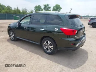 2018 Nissan Pathfinder SL with VIN 5N1DR2MMXJC641362, listed as a IAAI auction lot 42466761 with 105,486 mi miles and . Bid and sale history available at DreamBid. Image 3.