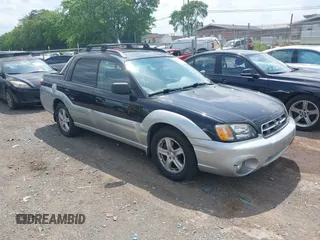 2003 Subaru Baja with VIN 4S4BT61C137104712, listed as a IAAI auction lot 42144458 with 74,721 mi miles and . Bid and sale history available at DreamBid. Image 1.