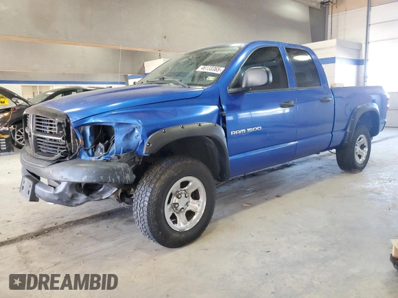 2007 Dodge 1500 ST with VIN 1D7HU18P67J609103, listed as a Copart auction lot 46133365 with 151,211 mi miles and Salvage Title. Bid and sale history available at DreamBid. Image 1.