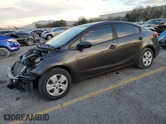 2017 Kia Forte LX with VIN 3KPFK4A76HE078325, listed as a Copart auction lot 42824485 with 54,037 mi miles and Salvage Title. Bid and sale history available at DreamBid. Image 1.