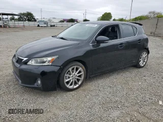 2011 Lexus CT 200h with VIN JTHKD5BH6B2029571, listed as a Copart auction lot 55640485 with 182,372 mi miles and Salvage Title. Bid and sale history available at DreamBid. Image 1.
