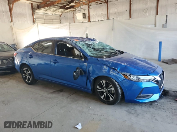2021 Nissan Sentra SV z VIN 3N1AB8CV9MY304320, wystawiony jako Copart lot #62457835 z przebiegiem 75 602 mil mil oraz Szkoda całkowita • Salvage title. Historia ofert i sprzedaży dostępna na DreamBid. Obrazek 4.