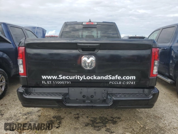 2024 Ram 1500 Tradesman with VIN 1C6SRECG9RN205666, listed as a Copart auction lot 75100444 with Not provided miles and Non repairable. Bid and sale history available at DreamBid. Image 6.
