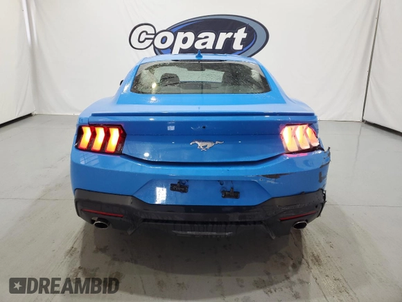 2024 Ford Mustang EcoBoost with VIN 1FA6P8TH4R5130178, listed as a Copart auction lot 47890225 with 20,281 mi miles and Salvage Title. Bid and sale history available at carsss.com. Image 6.