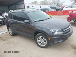 2016 Volkswagen Tiguan S with VIN WVGBV7AX0GW516831, listed as a IAAI auction lot 42061765 with 142,343 mi miles and . Bid and sale history available at DreamBid. Image 1.