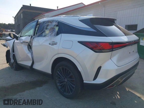 2024 Lexus RX 350h z VIN 2T2BBMCA3RC062053, wystawiony jako IAAI lot #41232401 z przebiegiem 763 mil mil oraz . Historia ofert i sprzedaży dostępna na DreamBid. Obrazek 3.