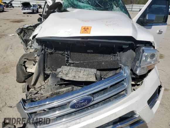 2015 Ford Expedition EL Platinum with VIN 1FMJK1LTXFEF33054, listed as a Copart auction lot 50049195 with 0 mi miles and Salvage Title. Bid and sale history available at carsss.com. Image 13.