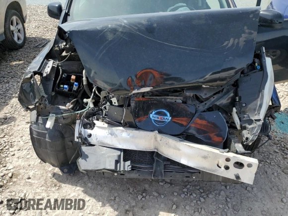 2013 Nissan LEAF S with VIN 1N4AZ0CP2DC417889, listed as a Copart auction lot 52204745 with 0 mi miles and Salvage Title. Bid and sale history available at carsss.com. Image 11.