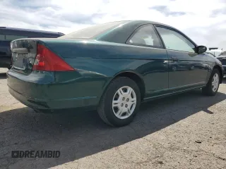 2001 Honda Civic with VIN 1HGEM21211L034052, listed as a Copart auction lot 54021185 with 175,093 mi miles and Clean title. Bid and sale history available at DreamBid. Image 3.